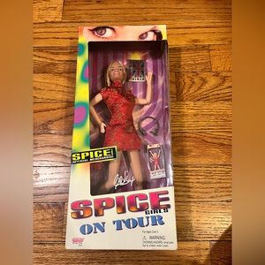 Ginger Spice Barbie, never opened